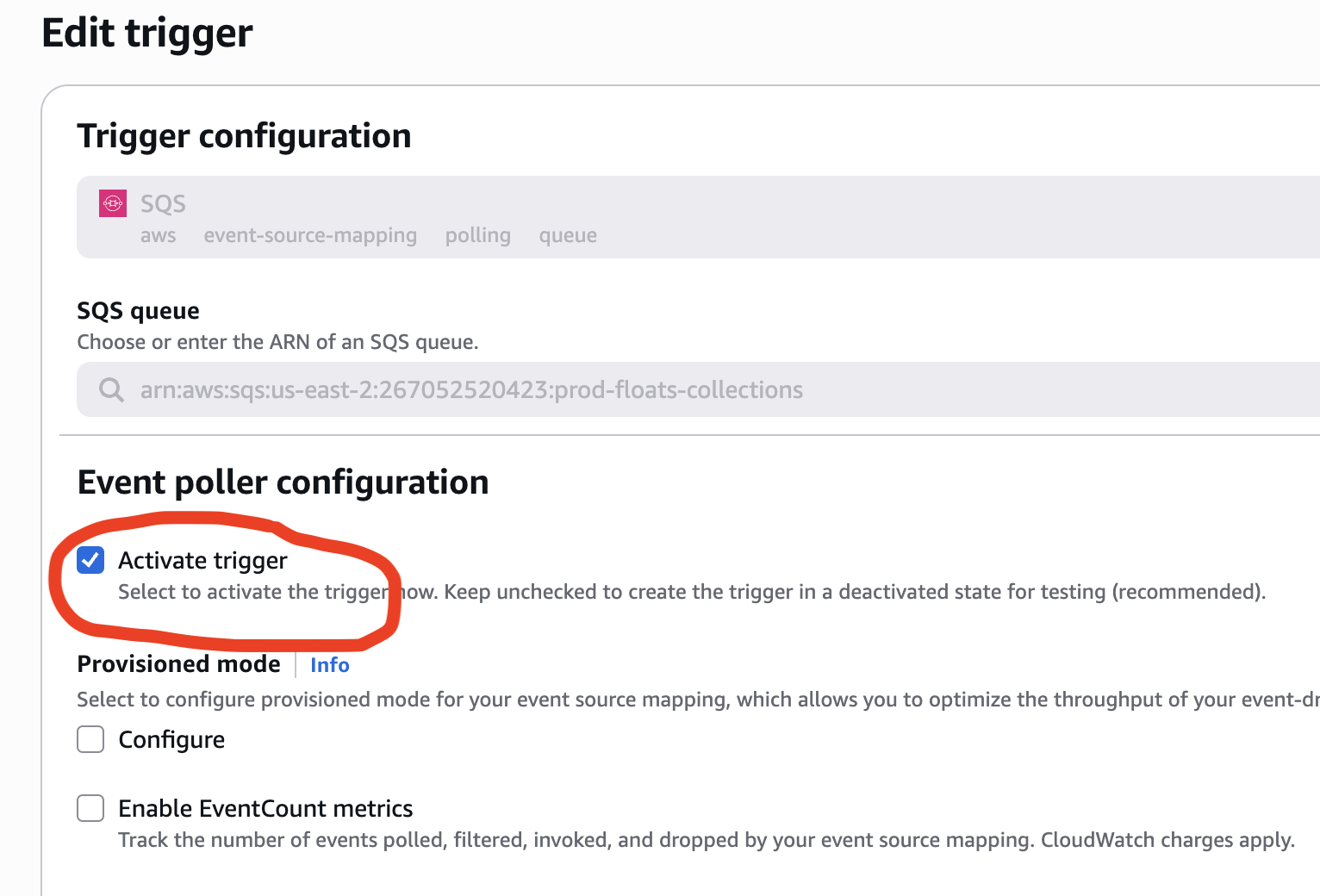 Disable trigger screenshot